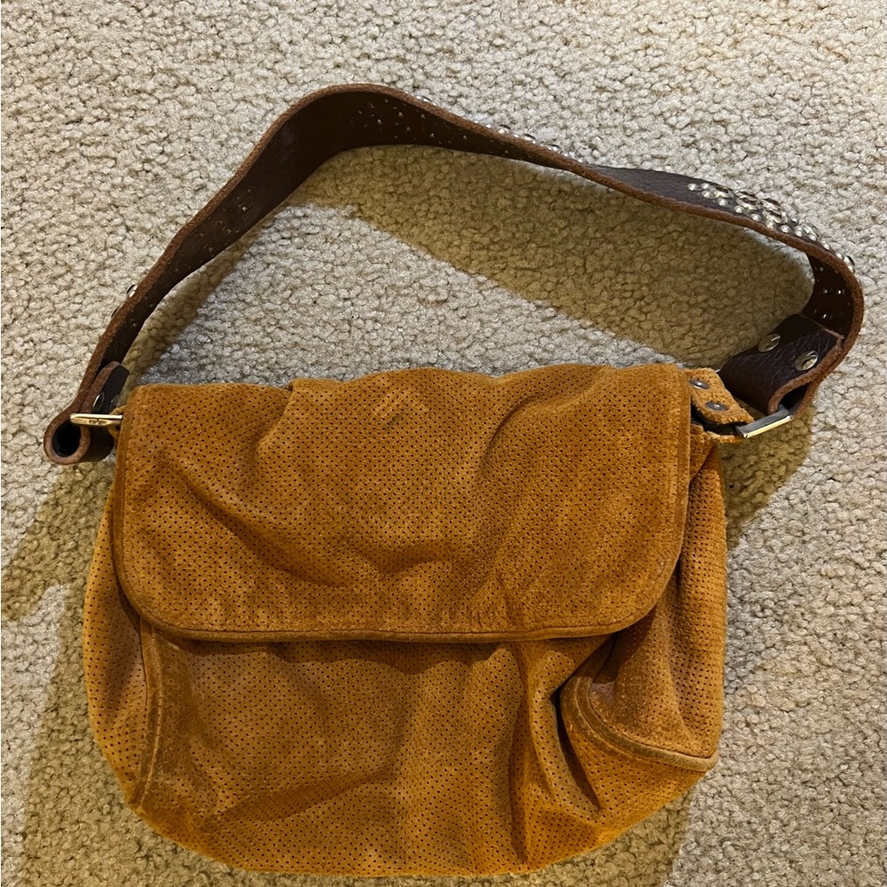 Tan handbag